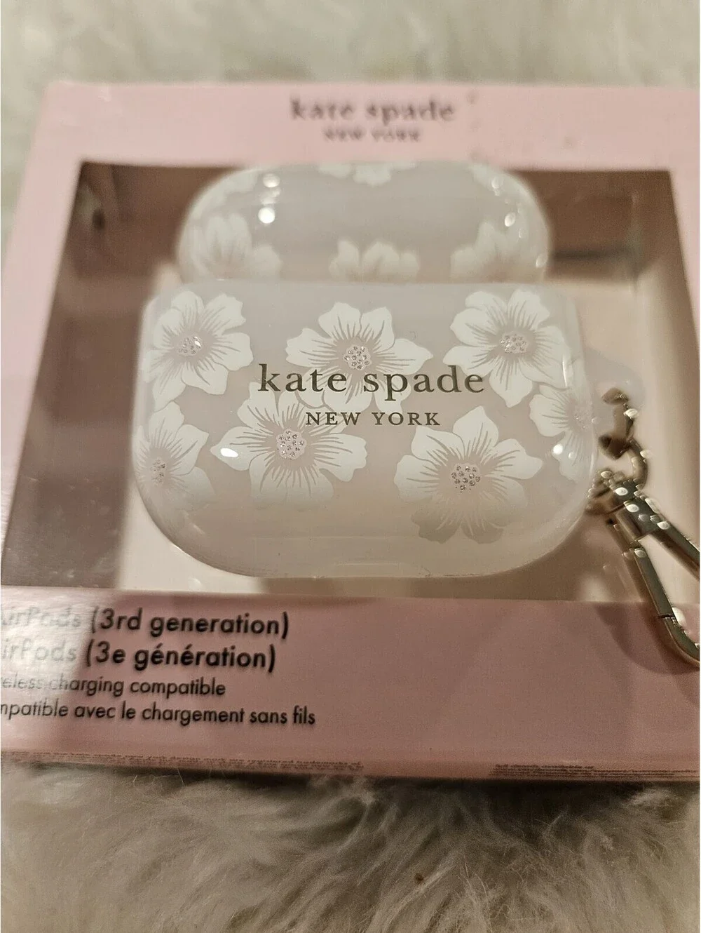 Kate Spade New York AirPods Gen 3 Case - Hollyhock Cream/Blush
